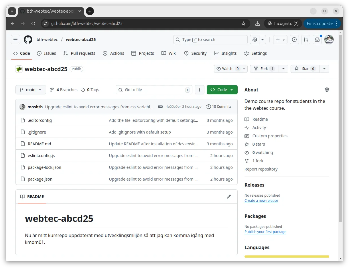 Kodbas på GitHub.