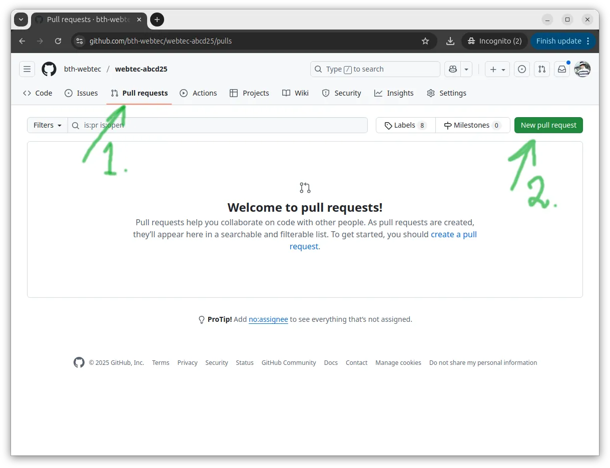 Pull requests.